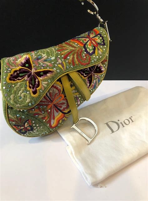 dior saddle bag butterfly|fashionphile dior saddle bag.